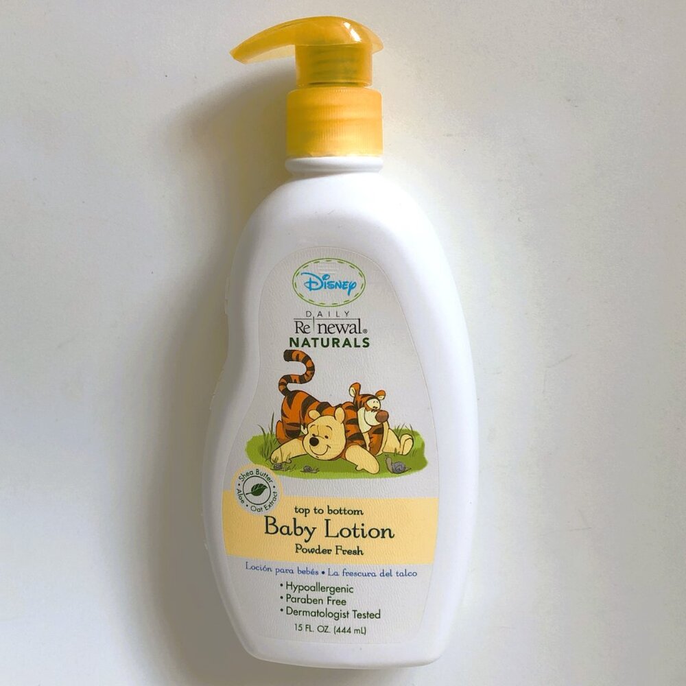 Discont. Disney Daily Renewal Naturals Baby Lotion 15 Fl. Oz Made in USA